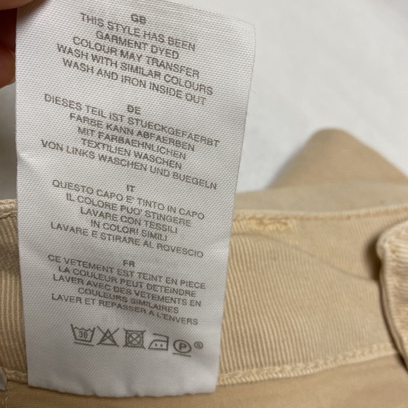 Closed Starlet Jeans Womens Tan Skinny Low Waist Straight Leg Cropped - Picture 10 of 11